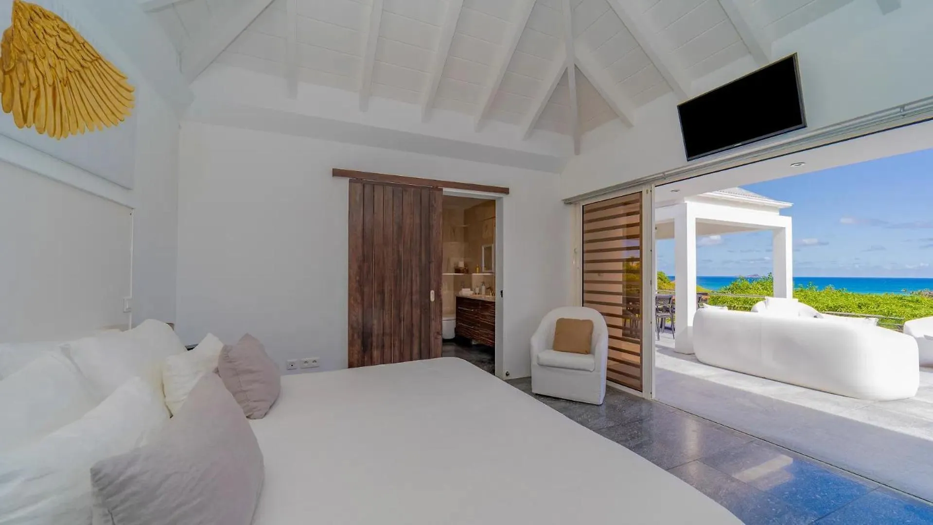 Amazing Villa With Views Over the Bay غوستافي سانت بارتيليمي