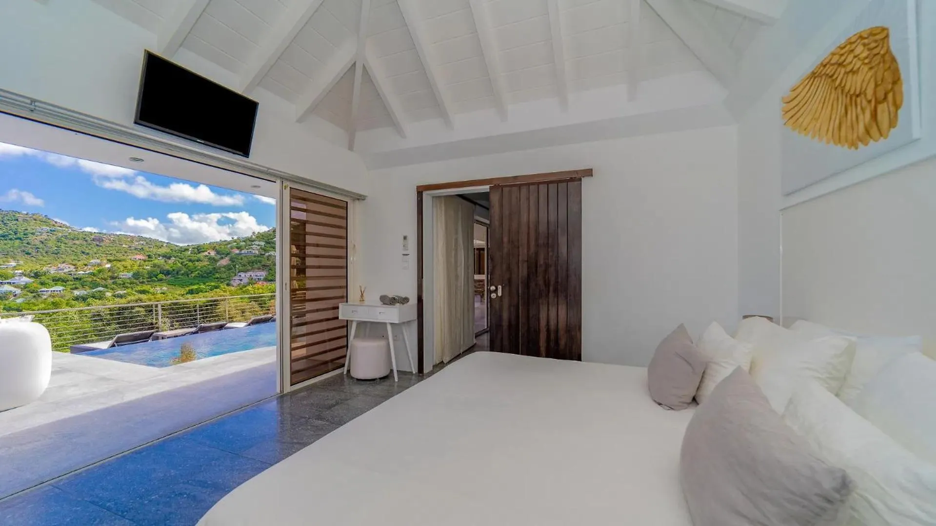 Amazing Villa With Views Over the Bay غوستافي سانت بارتيليمي